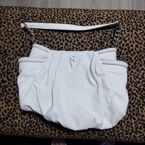 Simply Vera- Vera Wang White Shoulder Bag